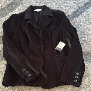 St. John's Bay Black Blazer Classic Suit Jacket